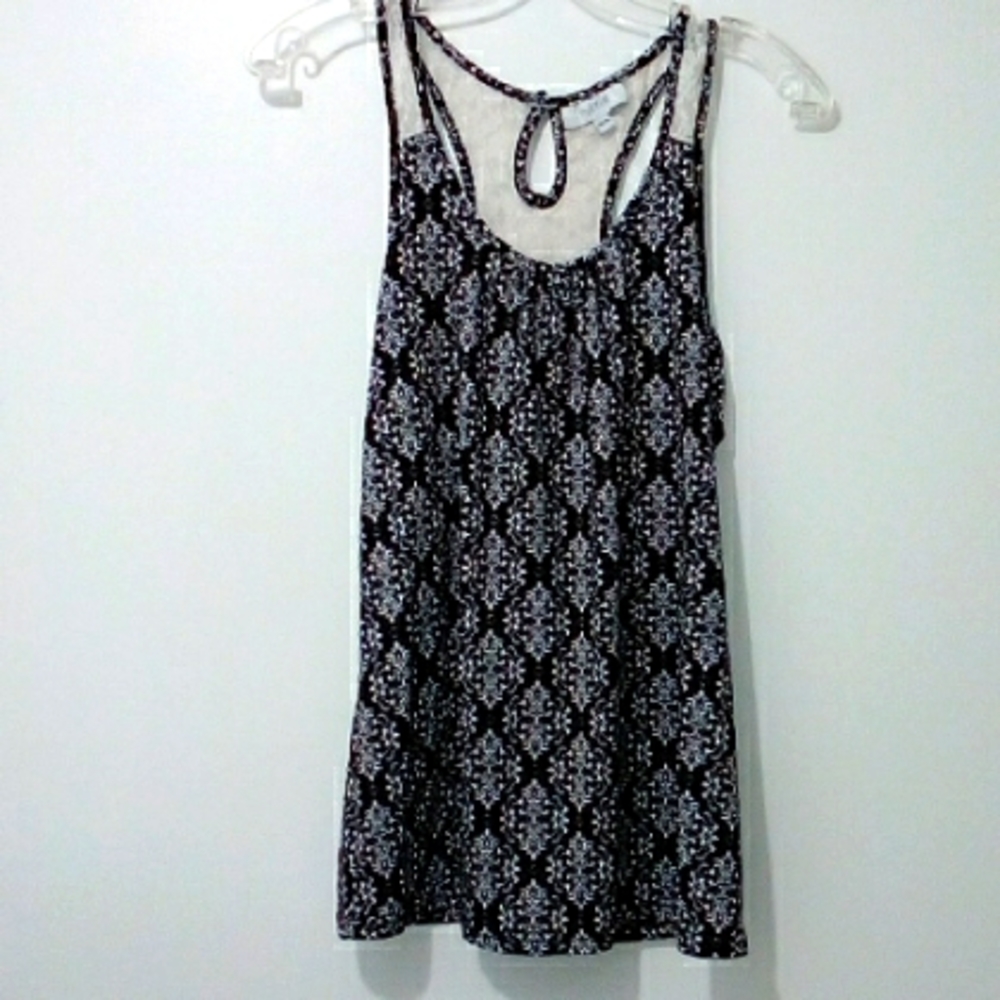 My Style black white tank top
